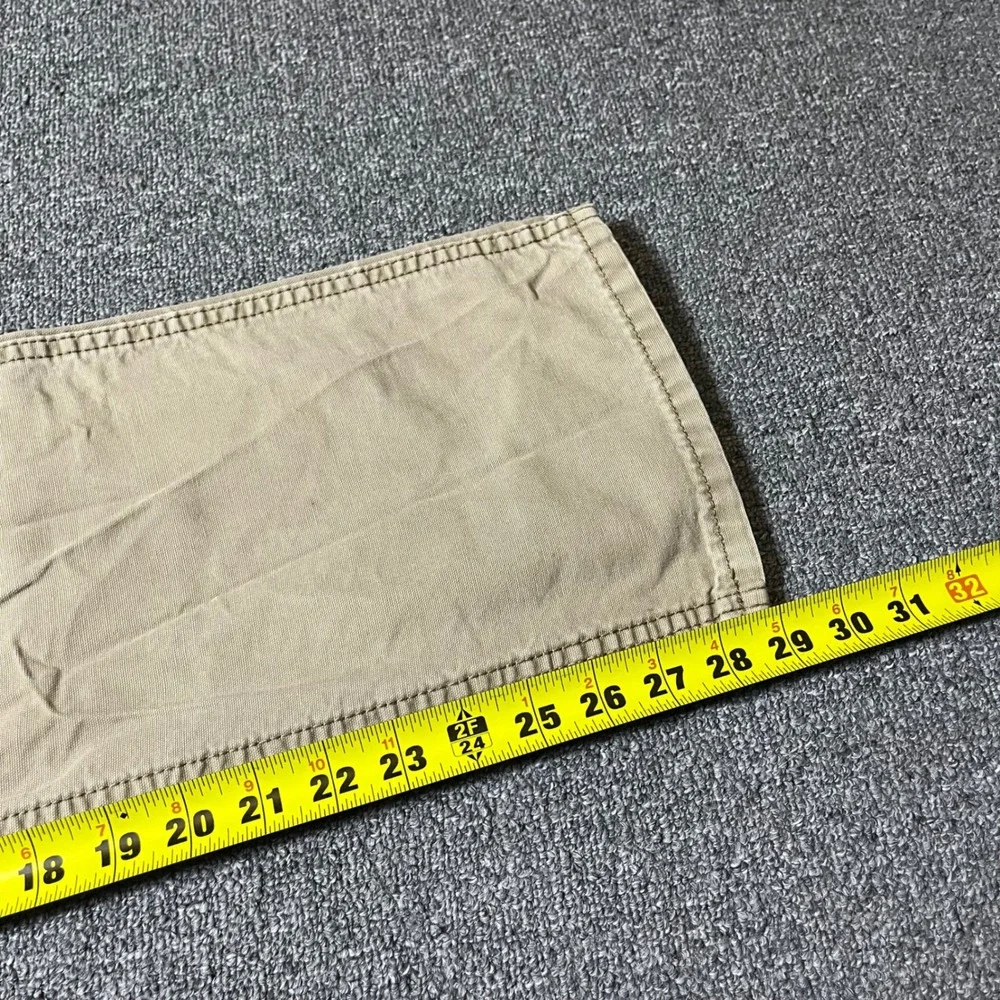 Blue Mountain Carpenter Pants 32x30 Tan Canvas Utility Workwear Trousers
